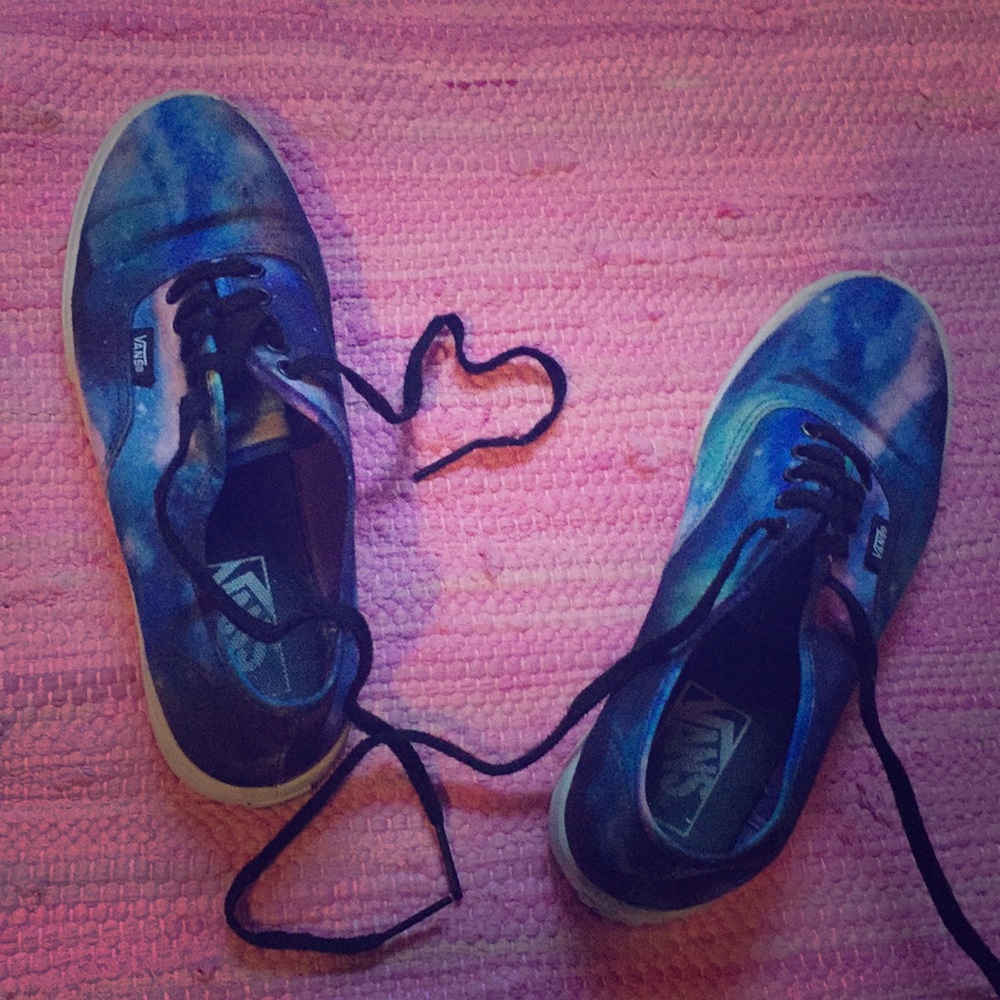 Galaxy Vans Sneakers! ❤️ size: 7 Women, 5.5 Men